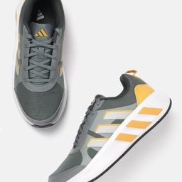 ADIDAS Men Woven Design Osparna Running Shoes with Striped Detail-picture-21