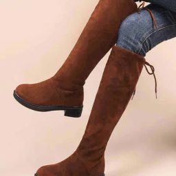 Shoetopia Kids Brown Casual Boots-image-23