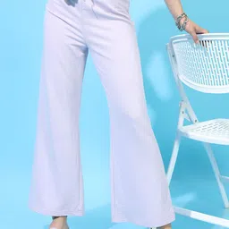 Tokyo Talkies Women HighRise Straight Fit Trousers-image-62