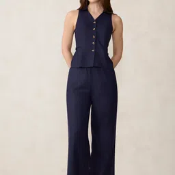 Outzidr Shirt Collar Neck Shirt And Trousers Co-Ords-image-24