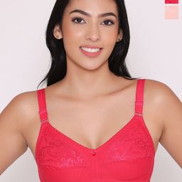 INKURV PACK OF 2 Women Non-Wired Full Coverage Bra-image-62