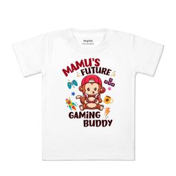 Arvesa Kids Typography Printed Applique T-shirt-image-54