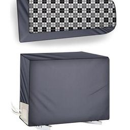 The Furnishing Tree Split AC Cover set of Indoor & Outdoor Unit used for 1 Ton Daikin MTKM35 Checke-image-42
