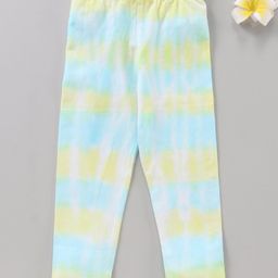 Babyhug Full Length Leggings Multi Print - Blue-image-55