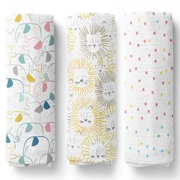 Haus & Kinder Crib Swaddling Baby Blanket Jungle Collection- Multicolour-image-28
