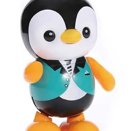 AKN TOYS Small Swinging Penguin Electric Light Dancing Singing Toy (Color and Design May Vary)-26