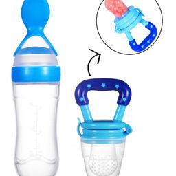 Luvlittle Fruit And Food Nibbler & Feeder - Blue-6