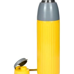 Varmora Homeware Veto 1 Litre SS Insulated Water Bottle 100% Virgin Plastic Hot & Cold Compatible - Yellow-12