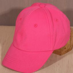 DukieKooky Solid Baseball Cap - Pink-image-61