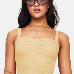 DressBerry Women Shoulder Straps Solid Crop Top-image-41