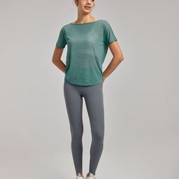 JC Collection Round Neck Short Sleeves Top-picture-21