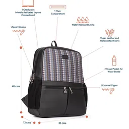 ZOUK Men Backpack with Compression Straps image 2