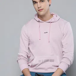 Alcis Men Lavender Hooded Sweatshirt-image-66