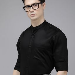 Van Heusen Custom Satin Finish Pure Cotton Formal Shirt-image-7
