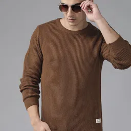 The Roadster Lifestyle Co. Acrylic Ribbed Pullover-picture-29