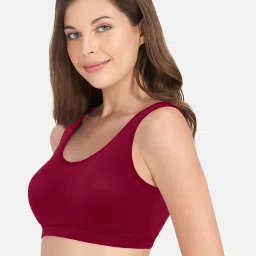 Amante Maroon Full Coverage Full Coverage Bra image 3