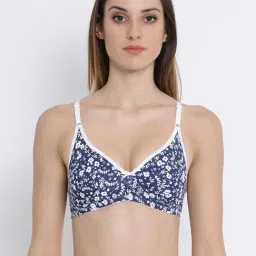 Clovia Navy Non Wired Non Padded Full Coverage Bra-picture-20