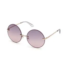 Guess GUS76436128ZSG Purple Round Sunglasses-15