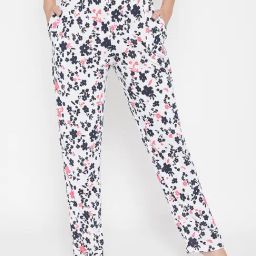 Clovia Multicolor Floral Print Pyjamas-image-54