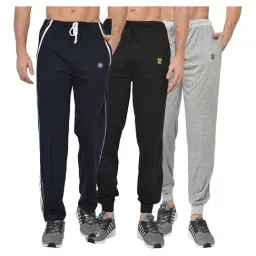 Vimal Jonney Multicolor Cotton Trackpants - Pack of 3-picture-30