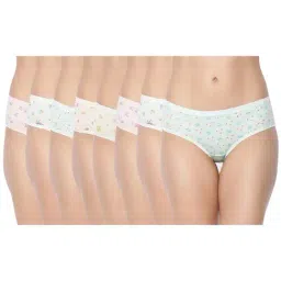 Dollar Missy Multicolor Cotton Panty Set - Pack of 8-12