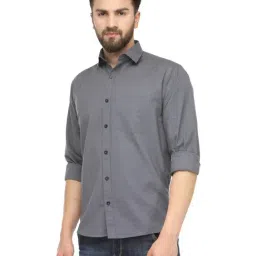 Jainish Grey Regular Fit Shirt-46