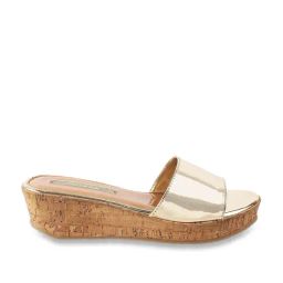 Catwalk Women's Golden Casual Wedges-picture-0