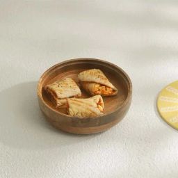 Ellementry Flavia Brown & Yellow Wood Chapati Box With Lid - Set of 1-image-43