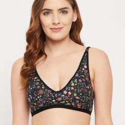 Clovia Black Non Wired Non Padded Demi Cup Bra-image-65