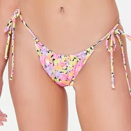 Forever 21 Multicolor Printed Bikini Bottom-image-15