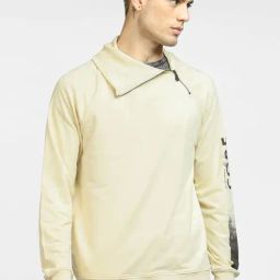 Jack & Jones Beige Cotton Regular Fit Printed SweatShirt-image-20