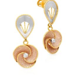 Malabar Gold and Diamonds 22k Gold Earrings for Women-image-66