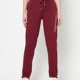Cantabil Wine Printed Track Pants-image-98