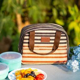 ZOUK Multicolor Striped Lunch Bag-85