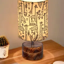 Homesake Yellow Wood Table Lamp-image-93
