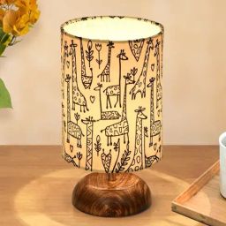 Homesake Yellow Wood Table Lamp-image-130