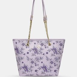 Caprese Floral Printed Snow Structured Shoulder Bag-41