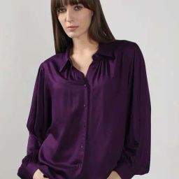 Vero Moda Purple Plain Shirt-picture-33
