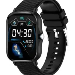 PTron Force X10e Smartwatch with 1.7 inch Full Touch Color Display, 10-12 Days Runtime (Black) image 1