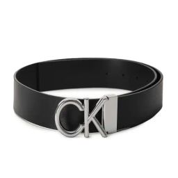 Calvin Klein Black Smooth Leather Casual Belt-image-40