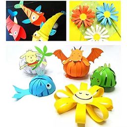 YAJNAS Assorted Color Sheets Copy Printing Papers A4 Sheets Double Sided Origami Folding Lucky Wish Paper DIY Craft Smooth Finish Home Schooland Office (100 pcs) image 3