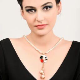 Odette White Pearl Princess Necklace-image-70