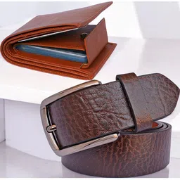Provogue Men leather Wallet and Belt Accessory Gift Set-image-89