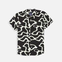 Allen Solly Kids Black Printed Regular Fit Shirt-image-43