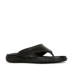 Hush Puppies by Bata Men's CHARLES 2.0 Black Thong Sandals-picture-14