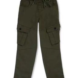 Gini & Jony Boys Green Regular Fit Trousers-image-43