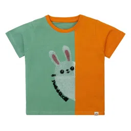 Nino Togs Boys Colourblocked Round Neck Short Sleeves T-shirt-23