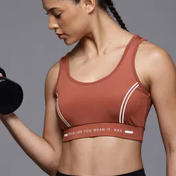 HRX by Hrithik Roshan Rapid-Dry Training Bra-Full Coverage Lightly Padded-image-67
