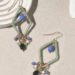 Accessorize London Women's Diamond Wrapped Earrings-20