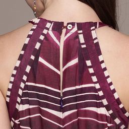 Ritu Kumar Abstract Printed Halter Neck Basic Jumpsuit image 4